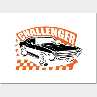 Dodge Challenger Car Posters and Art